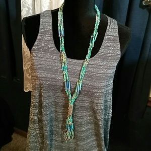 Beaded necklace long by Chico's